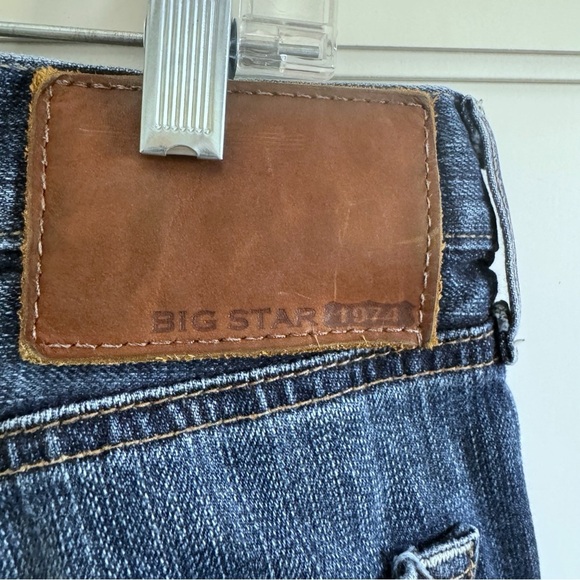 Big Star 1974 Jeans Pioneer Regular Boot Jeans Whiskered 34x31 - Picture 6 of 8